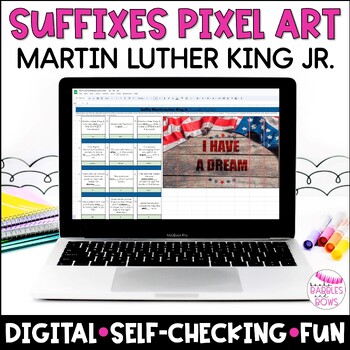 Preview of Martin Luther King Jr. Suffixes Digital Activity