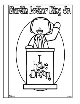 Martin Luther King Jr Tab Booklet by Classroom 