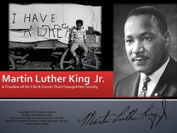 Preview of Martin Luther King Jr. Timeline