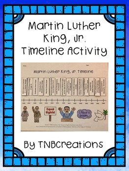 Martin Luther King Jr Timeline Activity By Tnbcreations Tpt