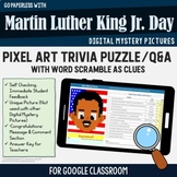 Martin Luther King Jr. Trivia/q&a Puzzle With Word Scrambl
