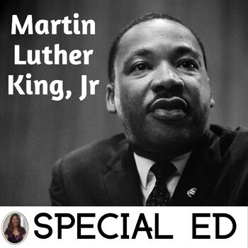 Preview of Martin Luther King Jr and Rosa Parks for Special Education Black History Month