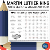 Martin Luther King Word Search and Vocabulary Activities