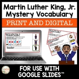 Martin Luther King, Jr Vocabulary Mystery Beginning Sounds