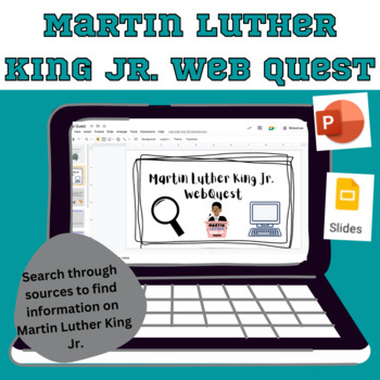 Preview of Martin Luther King Jr. Web Quest Activity