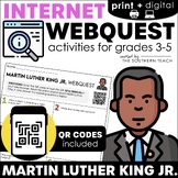 Martin Luther King Jr. WebQuest - Internet Scavenger Hunt 
