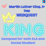 Martin Luther King, Jr Webquest NO PREP, Self Grading Google Form