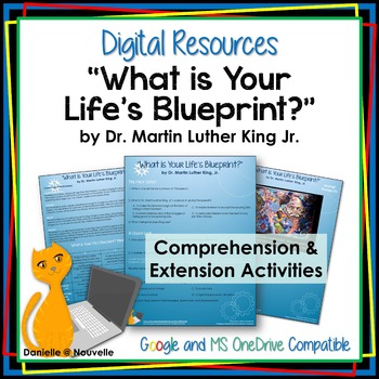 Preview of Martin Luther King Jr. - What's Your Life's Blueprint? - Digital - Black History