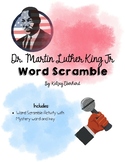 Martin Luther King Jr. Word Scramble with Mystery Word