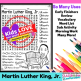 Martin Luther King, Jr. Word Search Activity : Early Finis