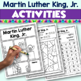 Martin Luther King, Jr. Word Search Coloring Pages and Wri