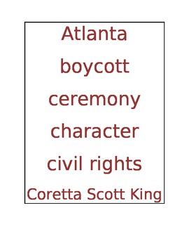 Preview of Martin Luther King Jr. Word Wall