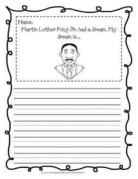 Martin Luther King Jr. Worksheets by Minarschmallows | TPT