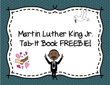 Preview of Martin Luther King Jr. Write in Book with Tabs!