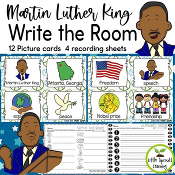 Preview of Martin Luther King Jr. Write the Room 