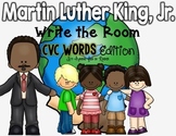 Martin Luther King, Jr. Write the Room - CVC Words Edition