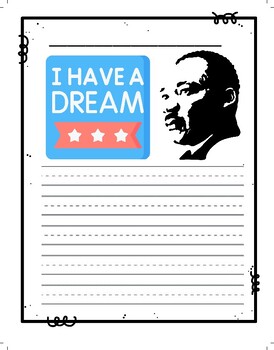 Martin Luther King Jr Writing by Danielle Futrell | TPT