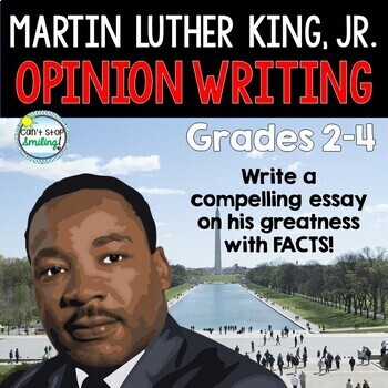 Preview of Martin Luther King Jr 3rd Grade Activities Opinion Writing ~ Black History Month