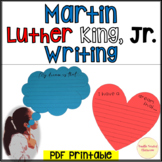 Martin Luther King Jr. Writing Craft Activity MLK Day blac