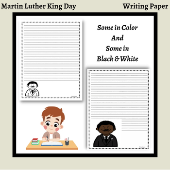 martin luther king jr writing paper
