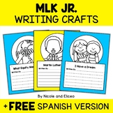 Martin Luther King Jr Writing Prompt Crafts + FREE Spanish