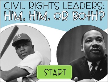 Preview of Martin Luther King Jr and Jackie Robinson {FREEBIE}