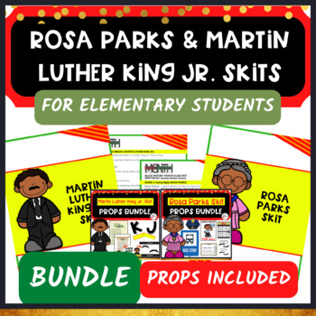 Preview of Martin Luther King Jr and Rosa Parks Skit Bundle