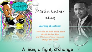 Preview of Martin Luther King: interactive activities