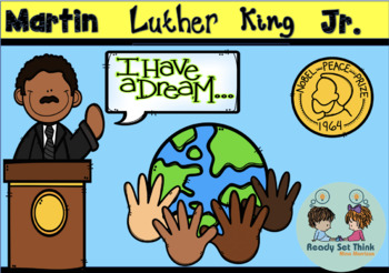 Preview of Martin Luther King, Jr for K (Distance Learning)