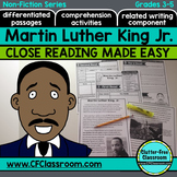 Martin Luther King Jr reading passage and comprehension qu