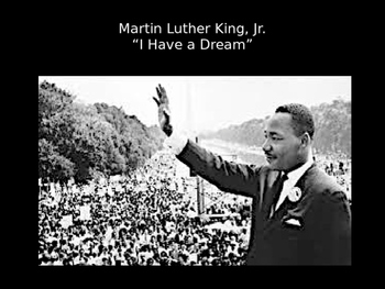 Preview of Martin Luther King, Jr.'s "I Have a Dream" Close Reading PowerPoint