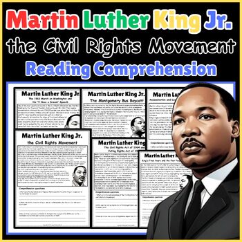 Preview of Martin Luther King Jr. & the Civil Rights Movement Reading Comprehension