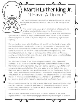 i have dream martin luther king essay