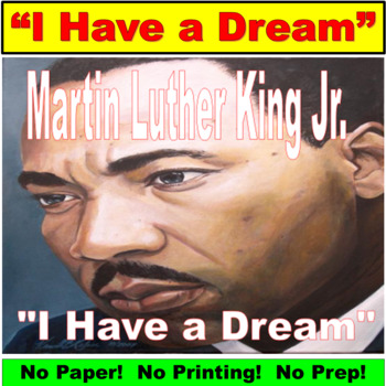Preview of Martin Luther King Jr. Activity PowerPoint