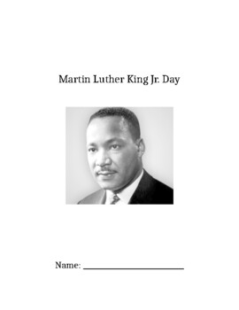 Preview of Martin Luther King Junior Day