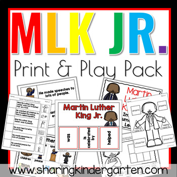 Preview of Martin Luther King Junior Activities MLK Jr.