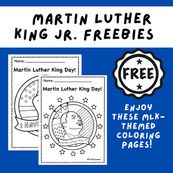 Preview of Martin Luther King (MLK) Coloring Pages