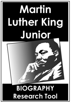 Preview of MLK - Civil Rights - NO PREP Research Worksheet