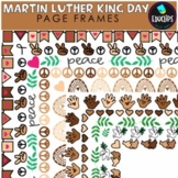 Martin Luther King Page Frames Clip Art Set {Educlips Clipart}