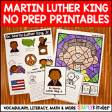 Martin Luther King Jr Printables for Kindergarten, Color B