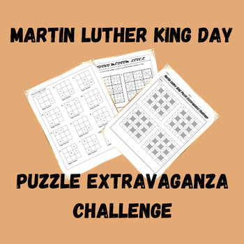 Preview of Martin Luther King Puzzle Extravaganza Challenge
