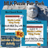 Martin Luther King Puzzle Pair Pack with Bonus Activity G6-10