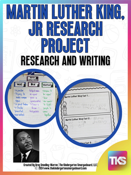 Preview of Martin Luther King: A Research and Project PLUS Centers!