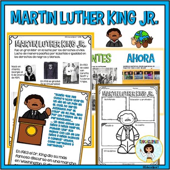 Preview of Martin Luther King Spanish Mini Unit