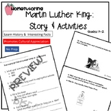 Martin Luther King Story & Activities Gr. K-2