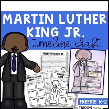 Preview of Martin Luther King Timeline Craft!