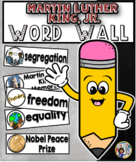 Martin Luther King Word Wall Cards Set
