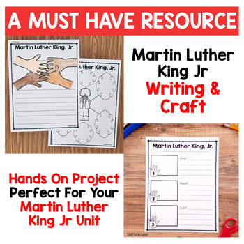 Martin Luther King Jr Writing Craft and Story Activity by Simply Kinder