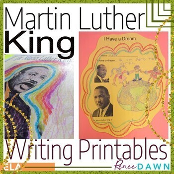 Preview of Martin Luther King Jr - Writing, Activities, Art