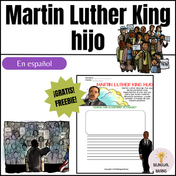 Preview of Martin Luther King hijo/Martin Luther King Jr. in Spanish